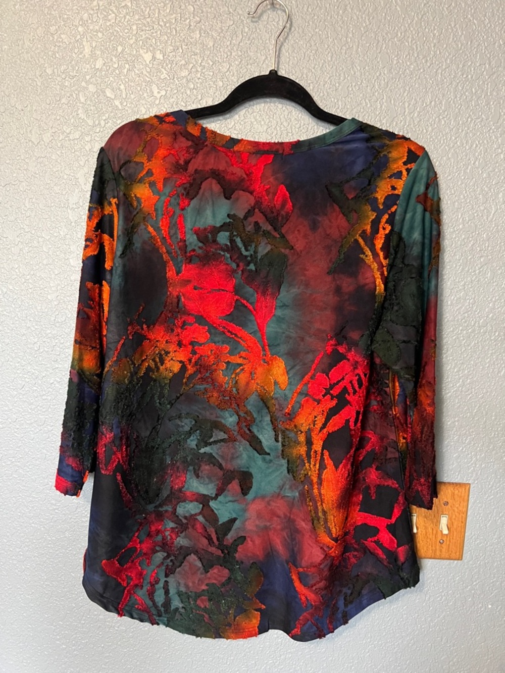 Caleaas Tunic Size Large Multi Abstract Pullover - Picture 7 of 8